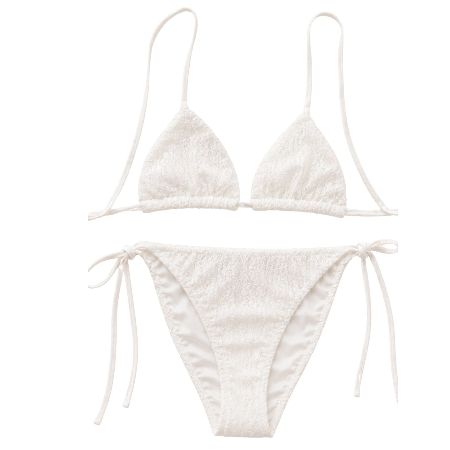 Luara White Lace Bikini